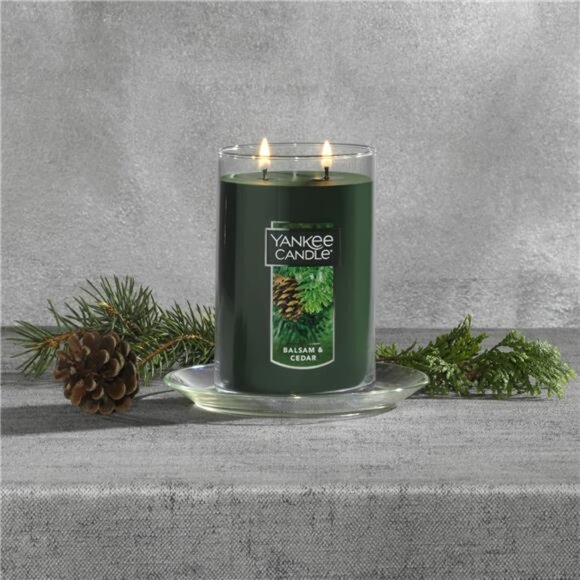 Scented Candle - 22oz Dual-Wick Tumbler, 75+ Hours Burn Time, Holiday Classic - Picture 3 of 7